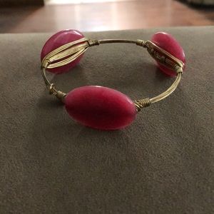 Bourbon and boweties Pink Bangle